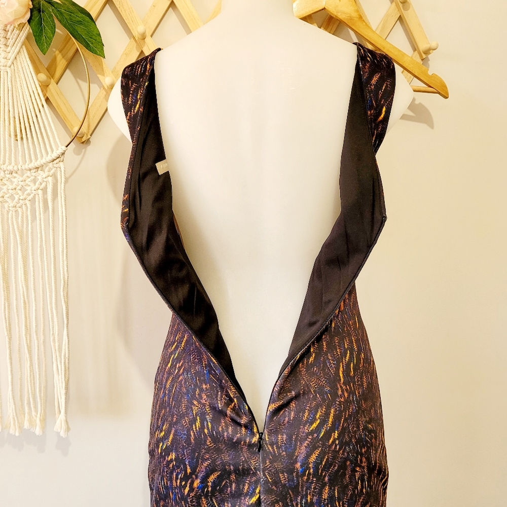 FORCAST Dress (s10) Multi Coloured Warm Tones - Picture 12 of 15